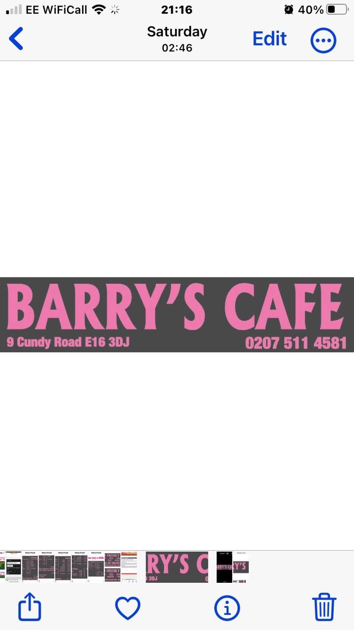 Barry's Cafe